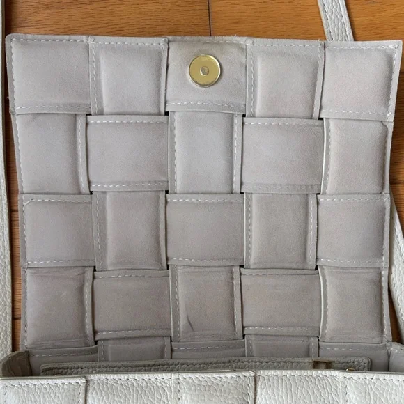 Bottega Veneta inspired Leather Woven Crossbody Bag - Picture 4 of 14